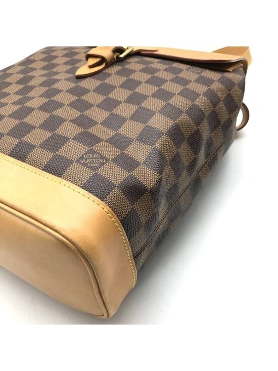 Louis Vuitton Damier Harlequin Leather Backpack Brown main image 7